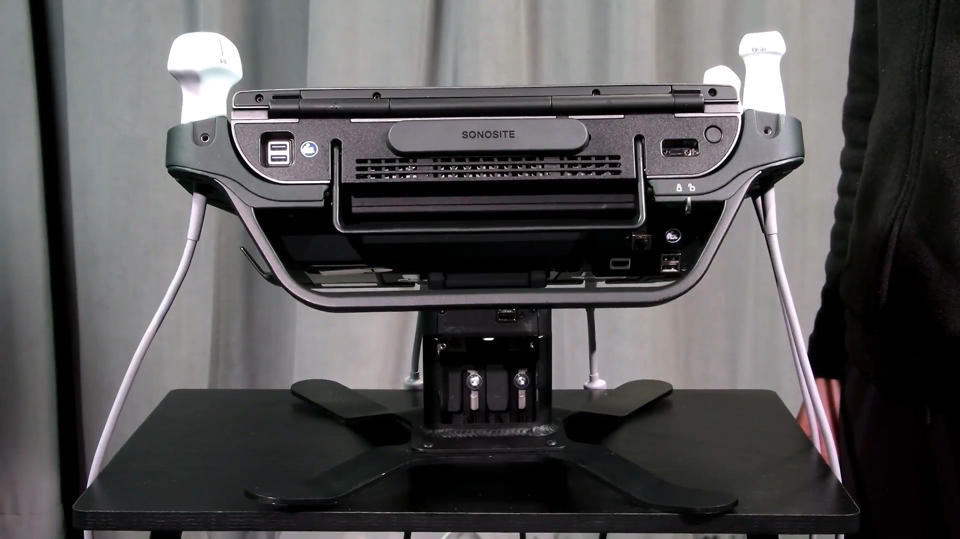 Picture on the back of a Sonosite PX