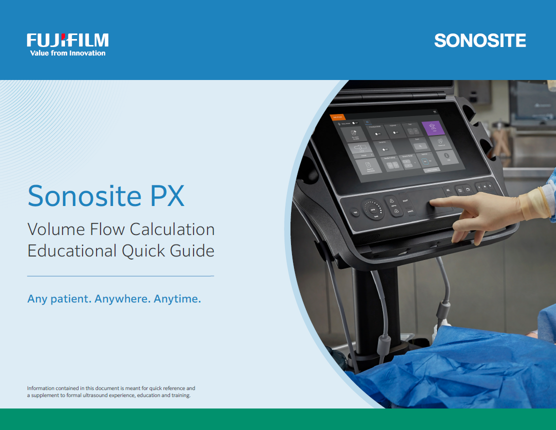 Volume Flow Quick Guide for Sonosite PX thumbnail